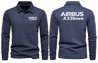 AIRBUS A330 NEO LONG SLEEVE POLO